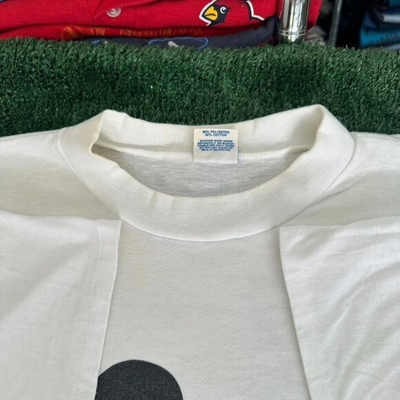 Vintage 90s Mickey Mouse T-Shirt White Disney Cartoon Tee OSFA Pajama Shirt - Picture 3 of 5